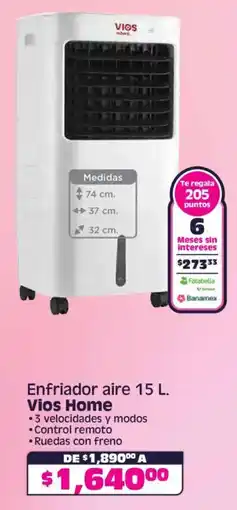 Soriana Híper Vios home enfriador aire oferta