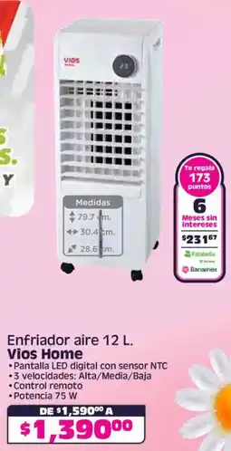 Soriana Híper Vios Home Enfriador aire oferta