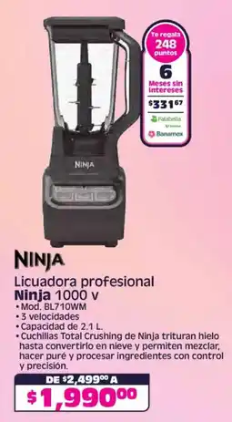 Soriana Híper Ninja licuadora profesional oferta