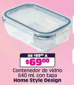 Soriana Híper Home style design contenedor de vidrio oferta