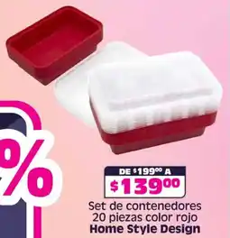 Soriana Híper Home style design set de contenedores oferta