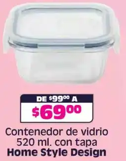 Soriana Híper Home style design contenedor de vidrio oferta
