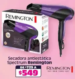Soriana Híper Remington secadora antiestática spectrum oferta