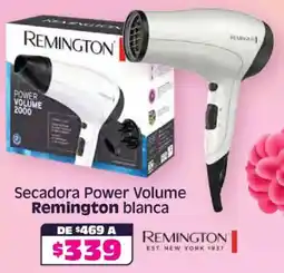 Soriana Híper Remington secadora power volume blanca oferta