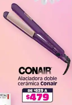 Soriana Híper Conair alaciadora doble cerámica oferta