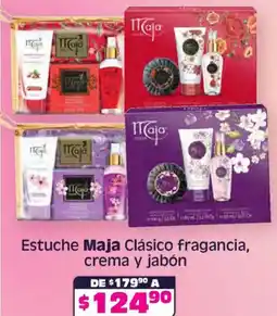 Soriana Híper Maja estuche clásico fragancia, crema y jabón oferta