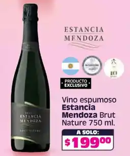 Soriana Híper Estancia mendoza vino espumoso brut nature oferta