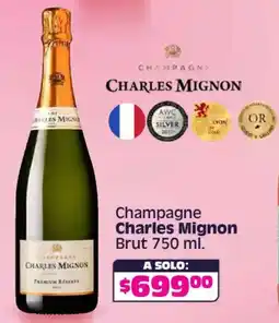 Soriana Híper Charles mignon champagne brut oferta