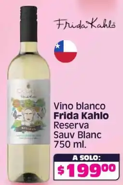Soriana Híper Frida kahlo vino blanco reserva sauv blanc oferta