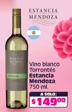 Soriana Híper Estancia mendoza vino blanco torrontés oferta