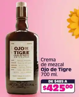 Soriana Híper Ojo de tigre crema de mezcal oferta