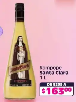 Soriana Híper Santa clara rompope oferta