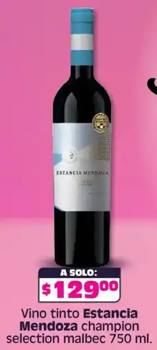 Soriana Mercado Estancia Mendoza vino tinto oferta