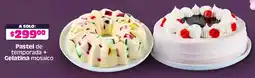 Soriana Mercado Gelatina pastel de temporada + mosaico oferta