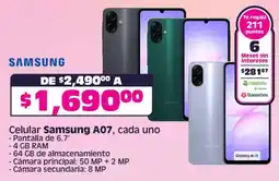 Soriana Mercado Samsung A07 oferta
