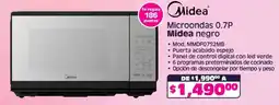 Soriana Mercado Midea microondas 0.7P oferta