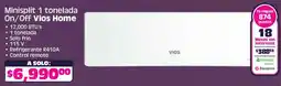 Soriana Mercado Vios Home minisplit 1 tonelada on/off oferta