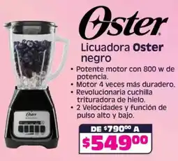 Soriana Mercado Oster licuadora negro oferta