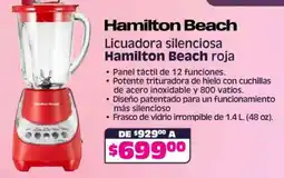 Soriana Mercado Hamilton Beach licuadora silenciosa oferta