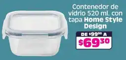 Soriana Mercado Home Style Design contenedor de vidrio con tapa oferta