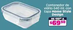 Soriana Mercado Home Style Design contenedor de vidrio con tapa oferta