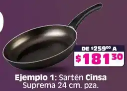 Soriana Mercado Cinsa sartén suprema oferta