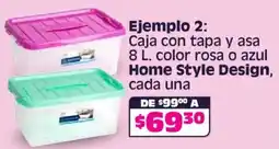 Soriana Mercado Home Style Design caja con tapa y asa oferta