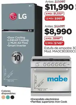 Chedraui Lg refrigerador 14p3 oferta