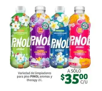 Limpiadores para Piso Aromas y Theraphy Pinol 2L