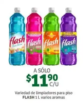 Soriana Mercado Limpiadores para Piso Varios Aromas Flash 1L oferta