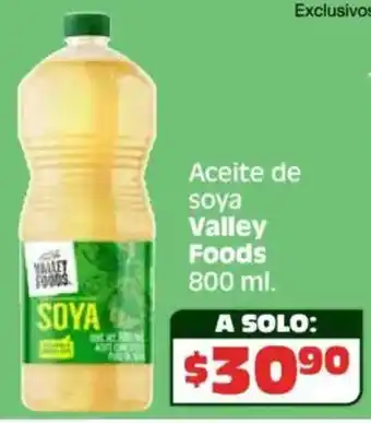 Soriana Híper Valley foods aceite de soya oferta