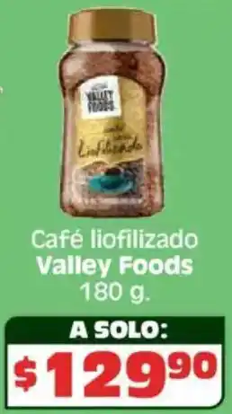 Valley foods café liofilizado
