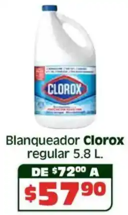 Soriana Híper Clorox blanqueador regular oferta