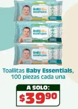 Soriana Híper Baby essentials toallitas oferta