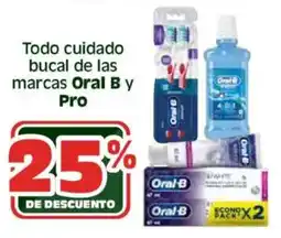 Soriana Híper Oral-b y pro todo cuidado bucal de las marcas oferta