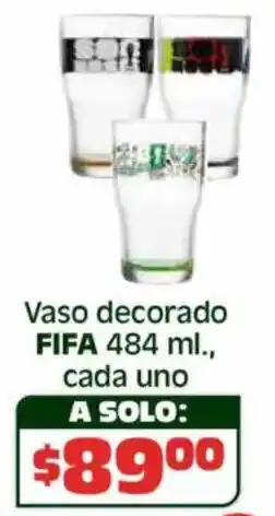 Soriana Híper Fifa vaso decorado oferta