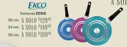 Soriana Híper Ekco sartenes oferta