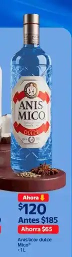 Walmart Mico anis licor dulce oferta