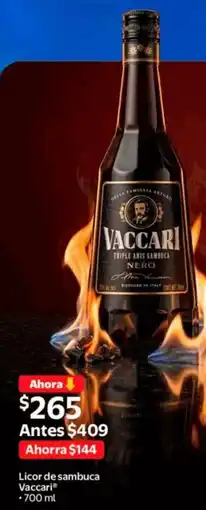 Walmart Vaccari licor de sambuca oferta