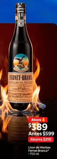 Walmart Fernet branca licor de hierbas oferta