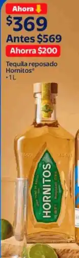 Walmart Hornitos tequila reposado oferta