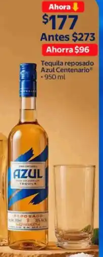 Walmart azul centenario tequila reposado oferta