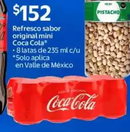 Walmart Coca cola refresco sabor original mini oferta
