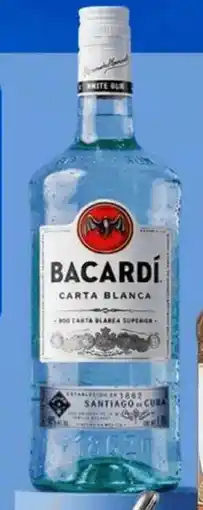 Walmart Bacardí ron superior carta blanca oferta
