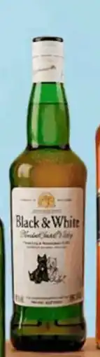 Walmart Scotch black & white whisky original blended oferta