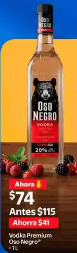 Walmart Oso negro vodka premium oferta