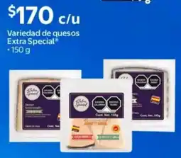 Walmart Extra special variedad de quesos oferta