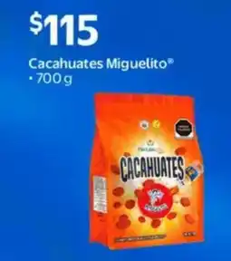 Walmart Miguelito cacahuates oferta