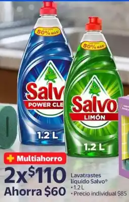 Walmart Salvo lavatrastes líquido oferta