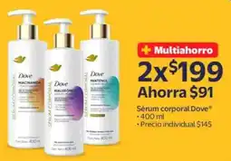 Walmart Dove sérum corporal oferta